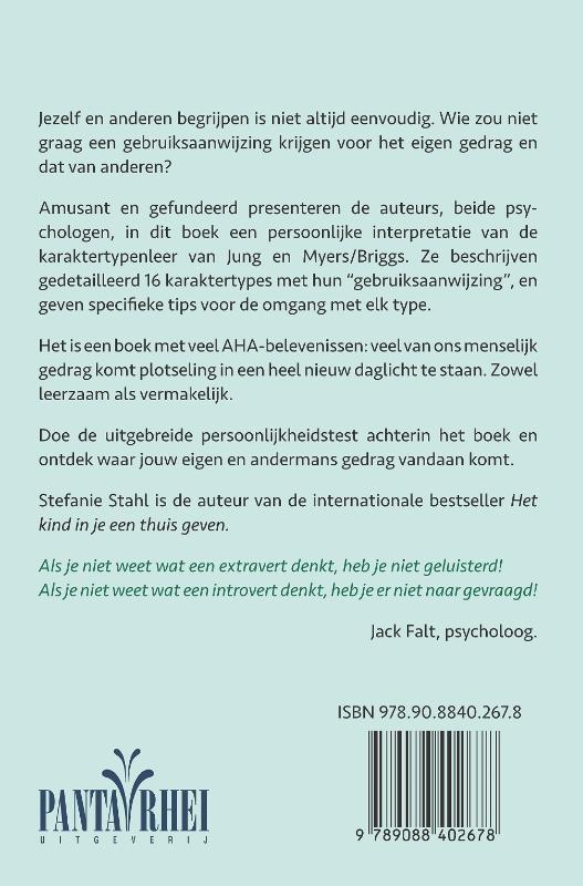 Achterkant van Ken jezelf en anderen