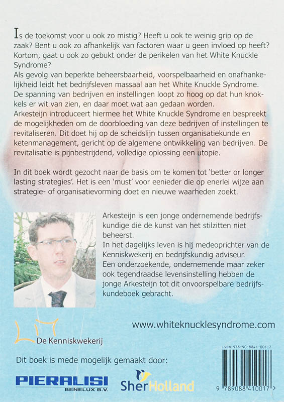 Achterkant van Elementaire bedrijfskunde en het White Knuckle Syndrome