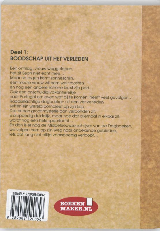 Achterkant van Boodschap uit het verleden