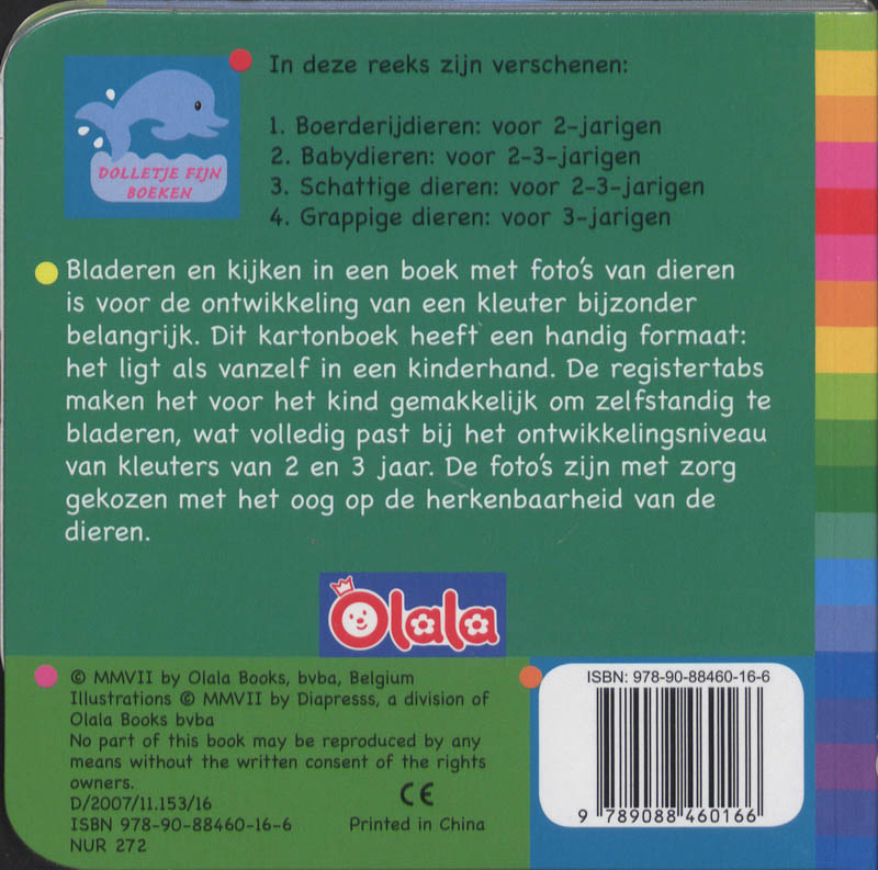 Achterkant van Boerderijdieren
