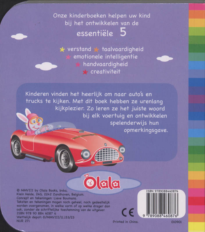 Achterkant van Auto's en trucks