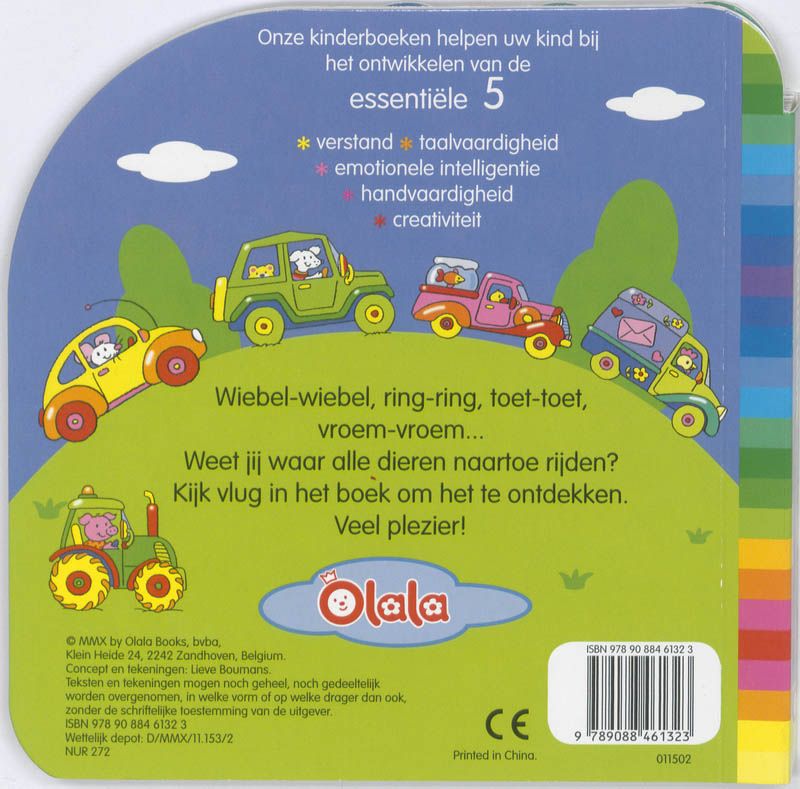 Achterkant van Dit zijn onze leuke voertuigen