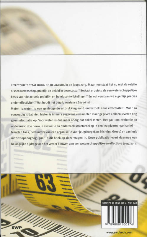 Achterkant van Meten is weten?