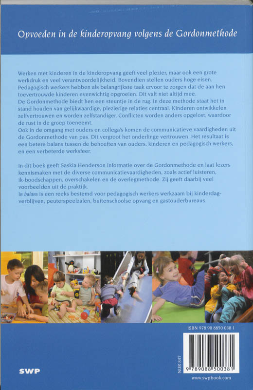 Achterkant van In balans