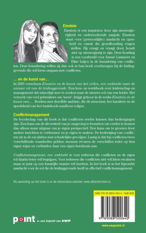 Achterkant van Einstein en de kunst van... conflictmanagement