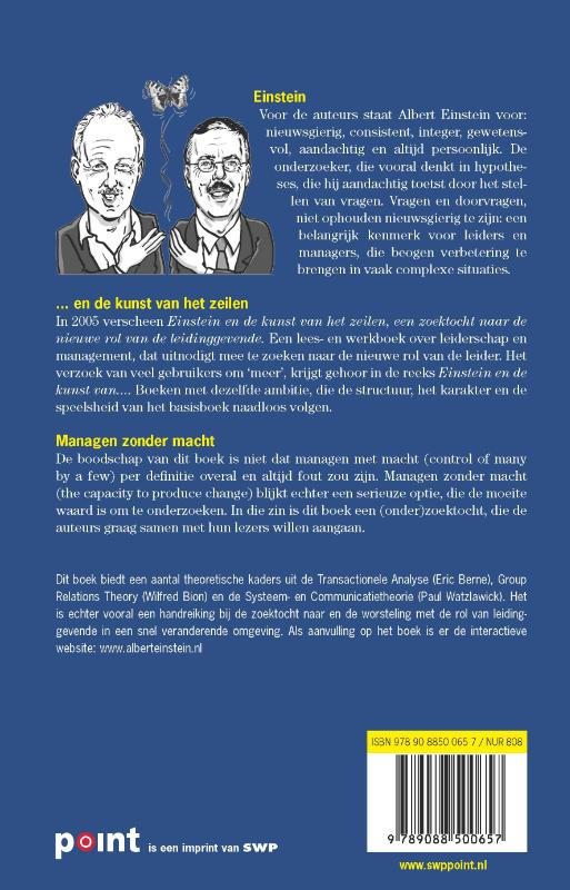 Achterkant van Einstein en de kunst van... managen zonder macht