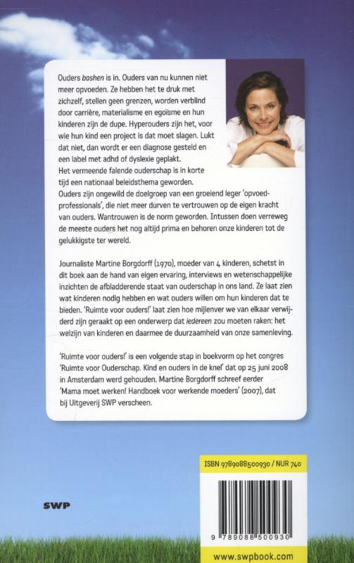 Achterkant van Ruimte voor ouders!