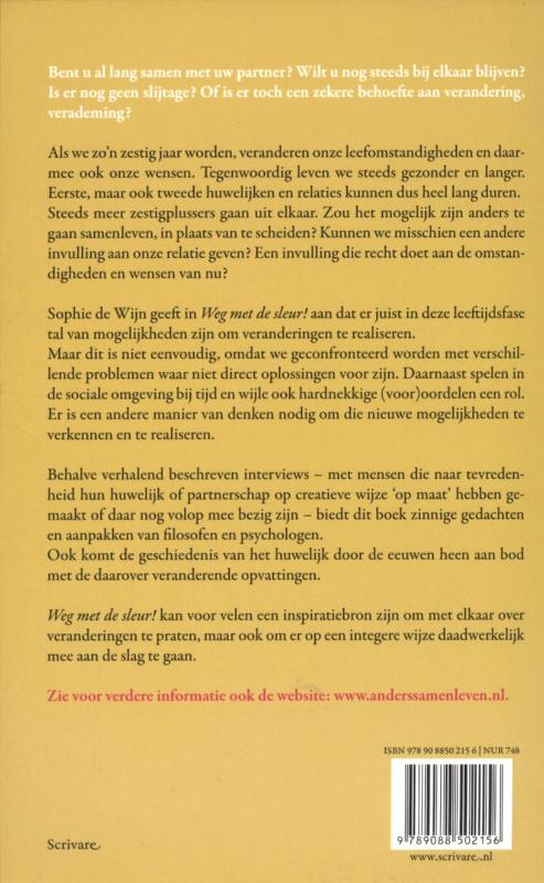Achterkant van Weg met de sleur