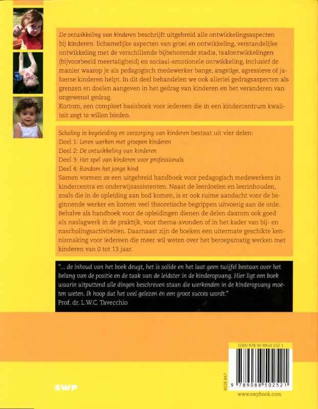 Achterkant van 2 De ontwikkeling van kinderen