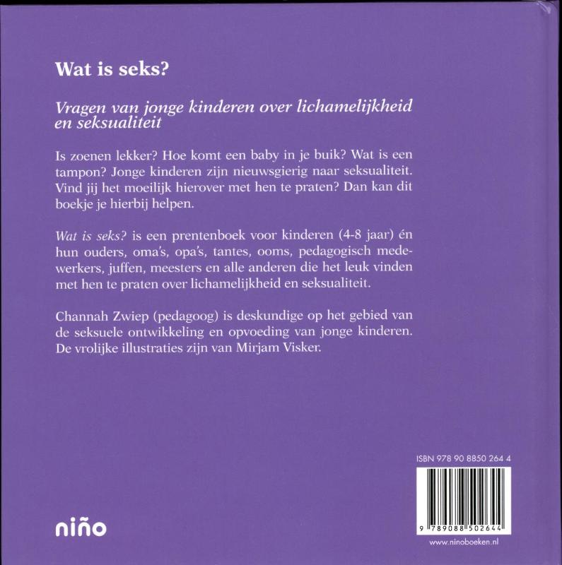 Achterkant van Wat is seks?