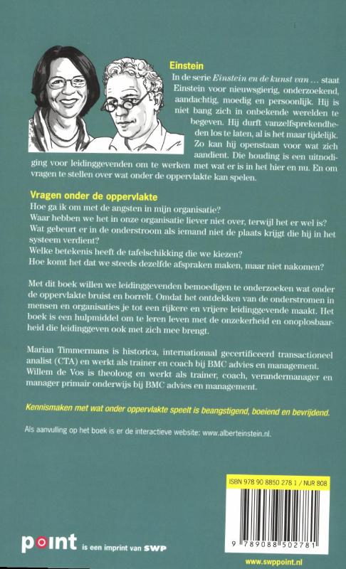 Achterkant van Einstein en de kunst van leidinggeven met diepgang