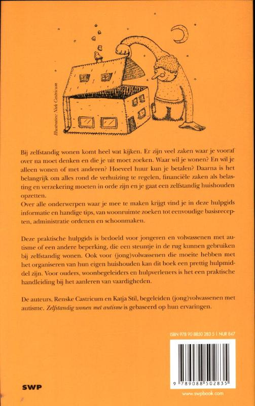 Achterkant van Zelfstandig wonen met autisme