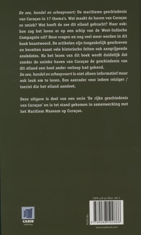 Achterkant van De zee, handel en scheepvaart