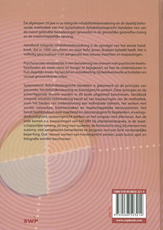 Achterkant van Handboek integrale rehabilitatiebenadering