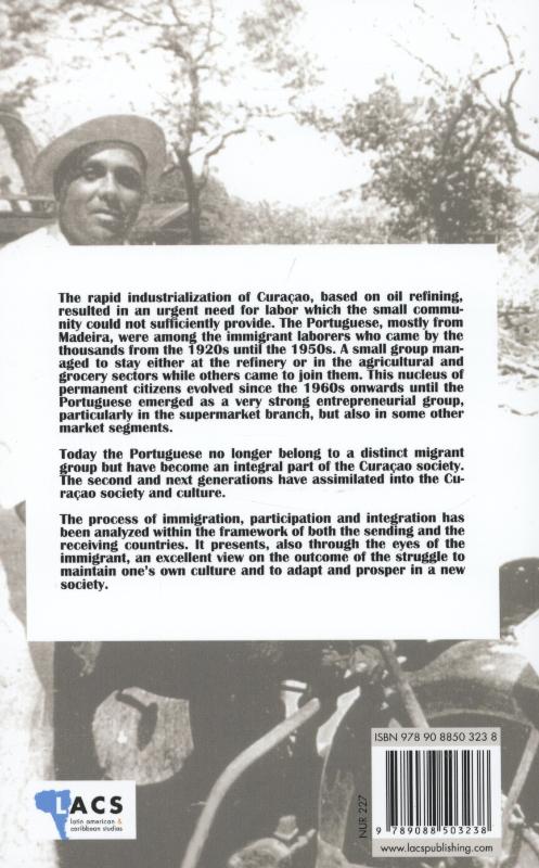 Achterkant van The Portuguese immigrant in Curacao
