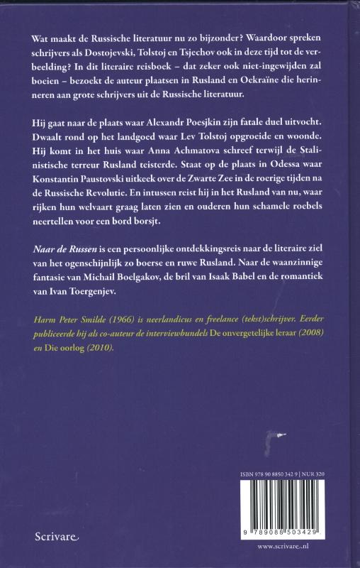 Achterkant van Naar de Russen