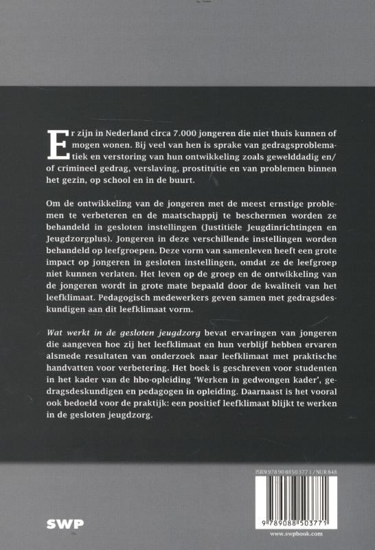 Achterkant van Wat werkt
