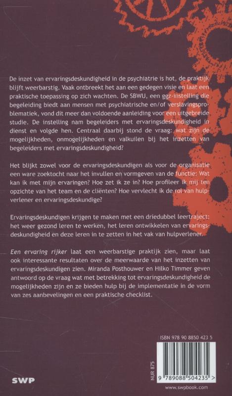 Achterkant van Een ervaring rijker