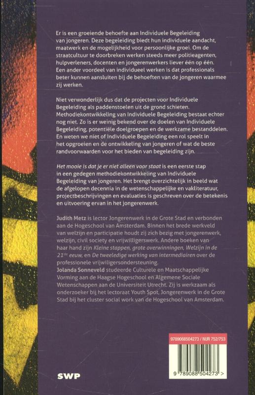 Achterkant van Het mooie is dat je er niet alleen voor staat