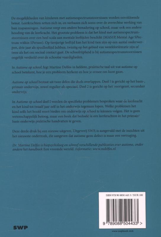 Achterkant van 1 basisonderwijs / primair onderwijs