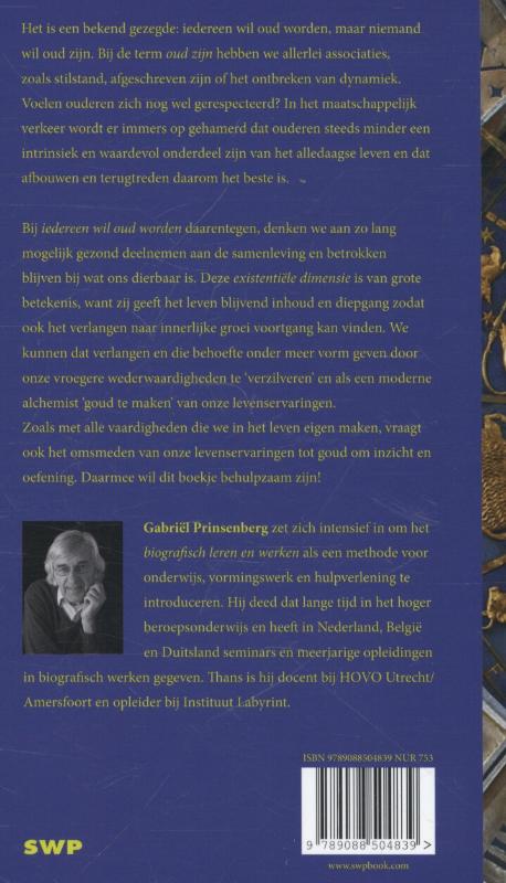 Achterkant van In de middag van het leven