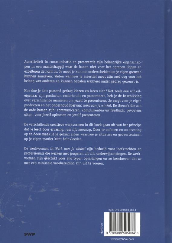 Achterkant van Werk aan je winkel