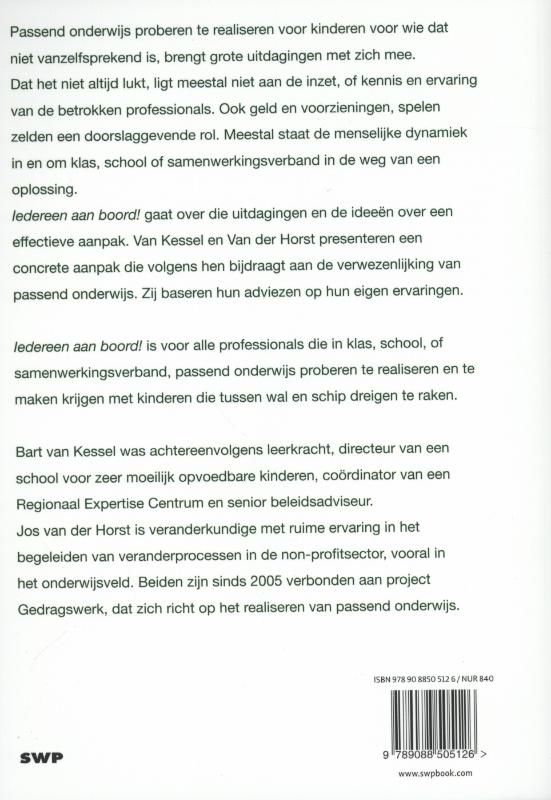 Achterkant van Iedereen aan boord!