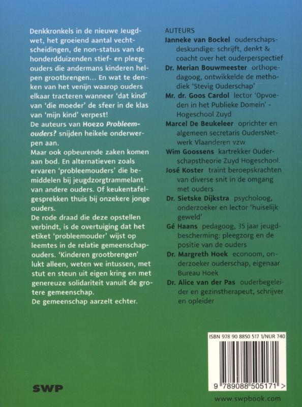 Achterkant van Hoezo probleemouders?
