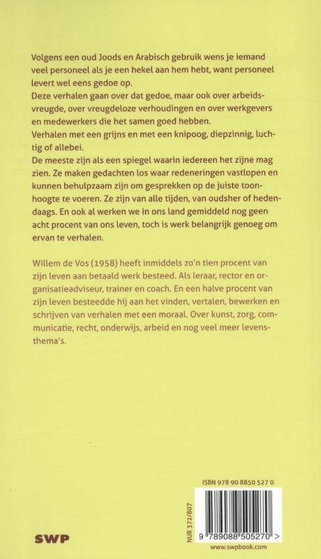 Achterkant van Veel personeel gewenst
