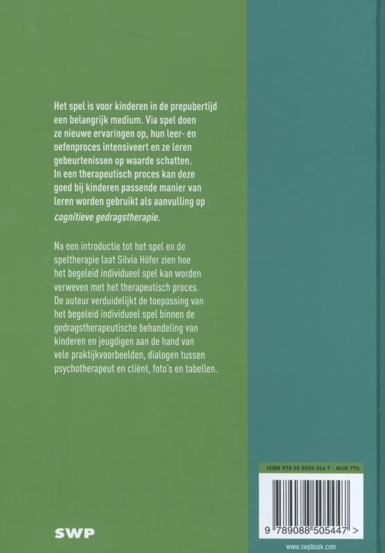 Achterkant van Speltherapie