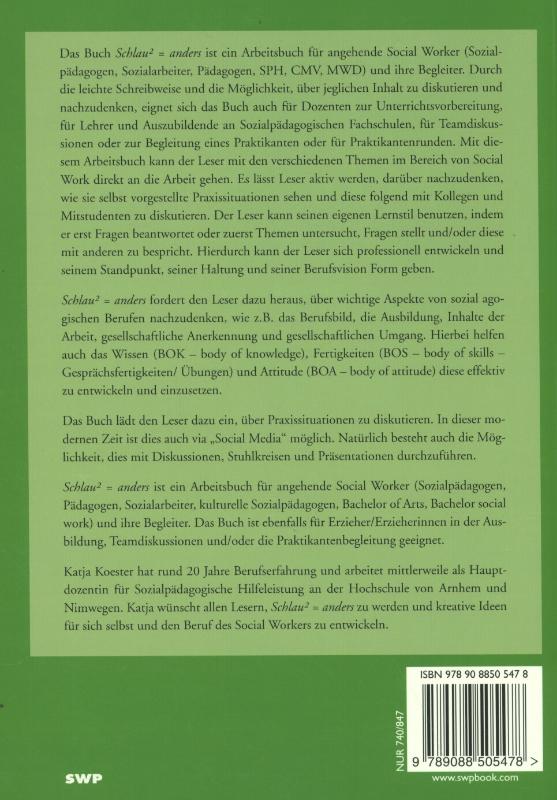 Achterkant van Schlau Quadrat = anders