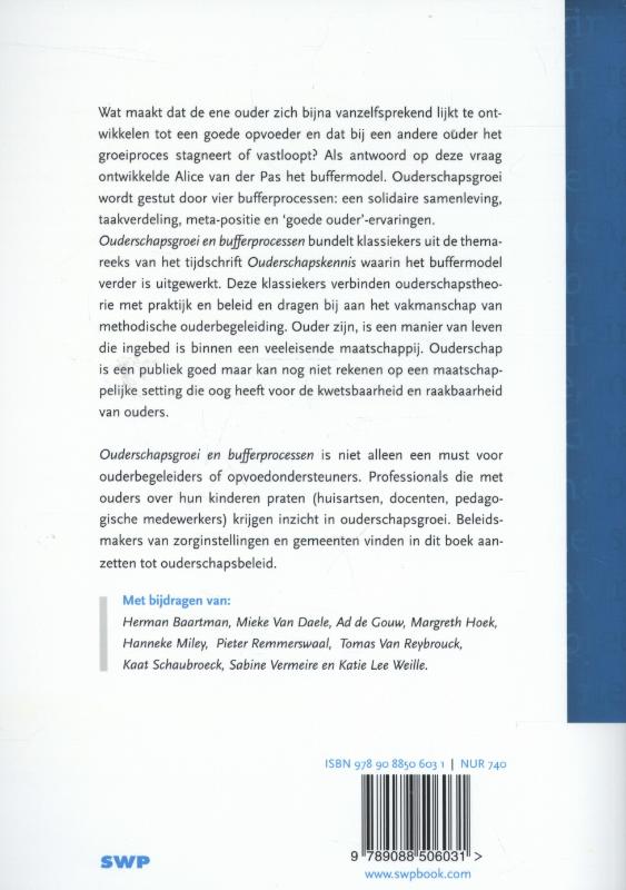 Achterkant van Ouderschapsgroei en bufferprocessen