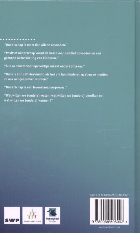 Achterkant van Ouderschap in ontwikkeling