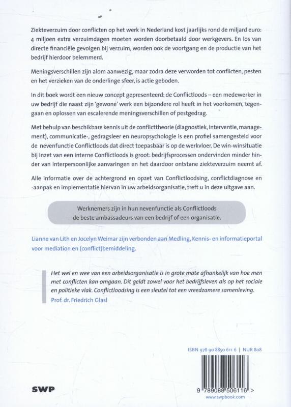 Achterkant van De conflictloods