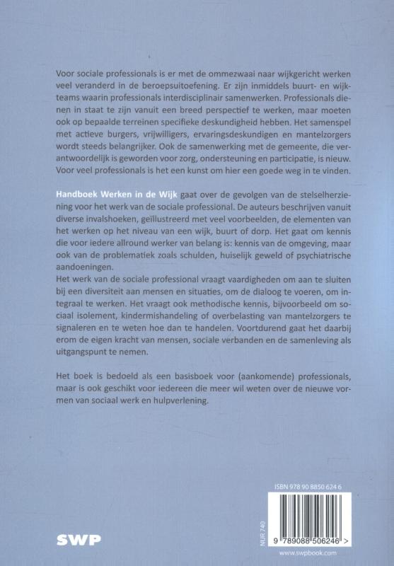 Achterkant van Handboek werken in de wijk