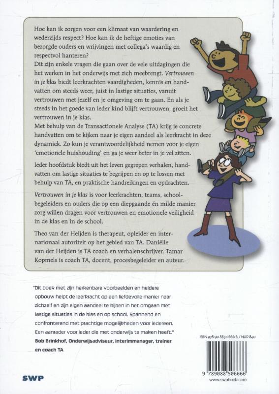 Achterkant van Vertrouwen in je klas