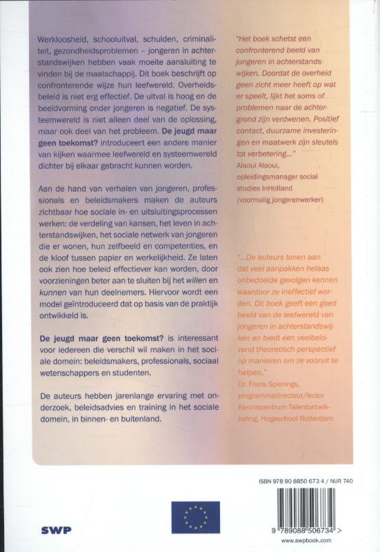Achterkant van De jeugd maar geen toekomst?