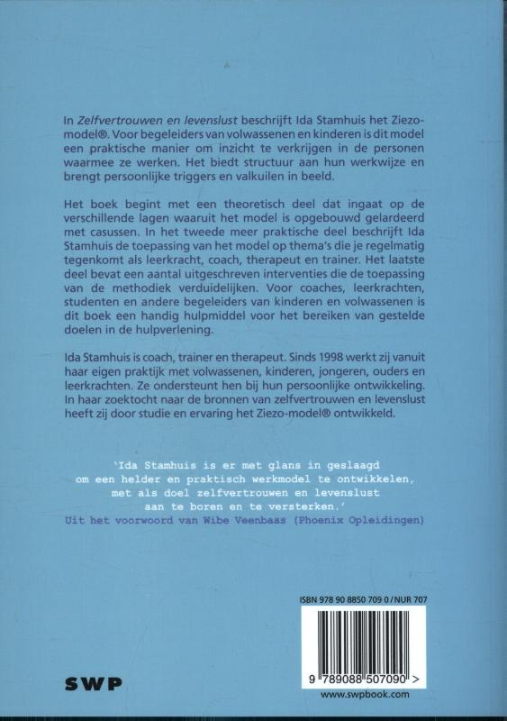 Achterkant van Zelfvertrouwen en levenlust
