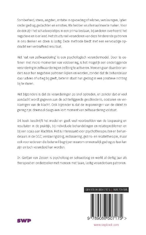 Achterkant van Zelfwaardering