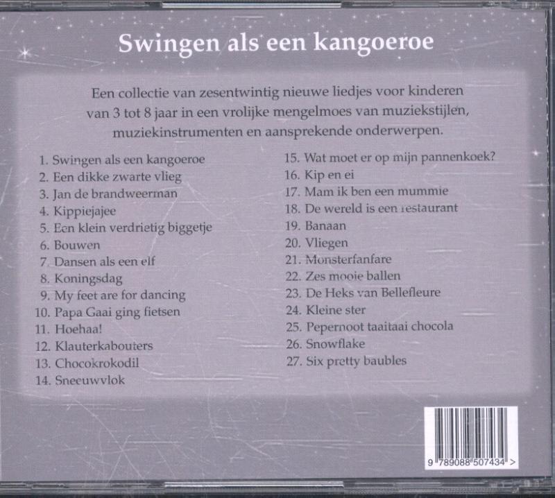 Achterkant van Swingen als een kangoeroe CD