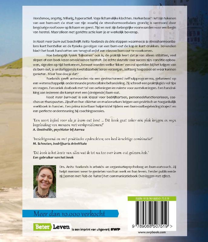 Achterkant van Nooit meer burn-out!