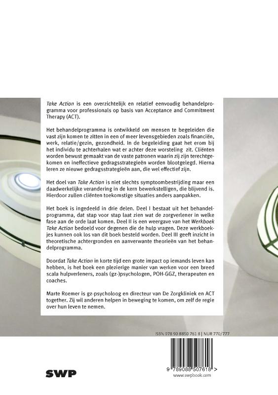 Achterkant van Take Action