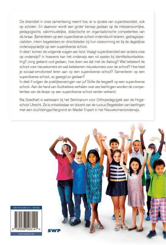 Achterkant van Samenleren op een superdiverse school