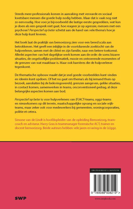 Achterkant van Perspectief op beter