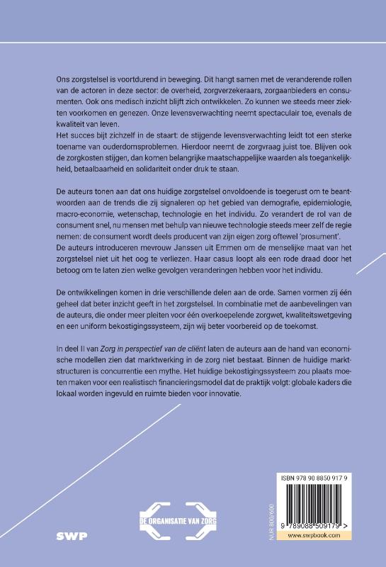 Achterkant van Zorg in perspectief van de cliënt (deel 2)