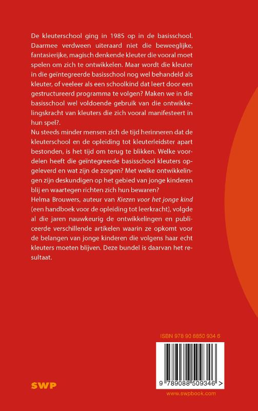 Achterkant van Waar blijft de kleuter?