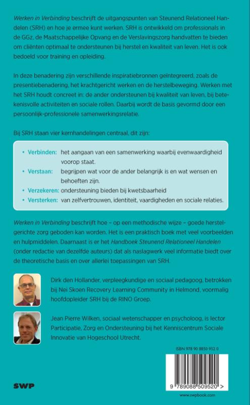 Achterkant van Werken in verbinding