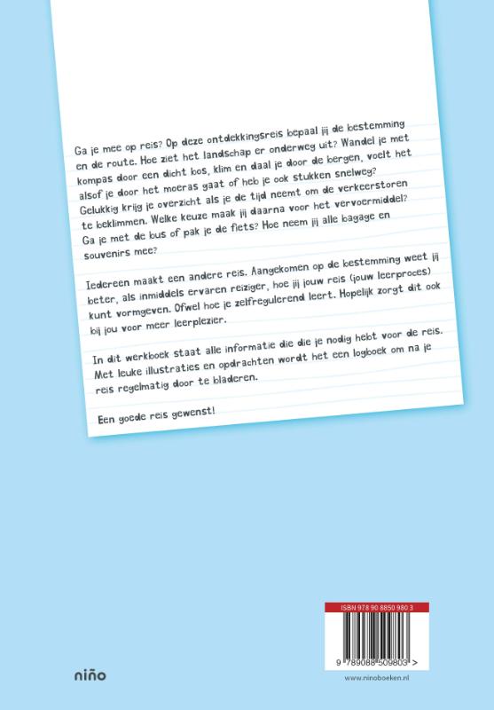 Achterkant van Ga op reis en ontdek hoe je leert