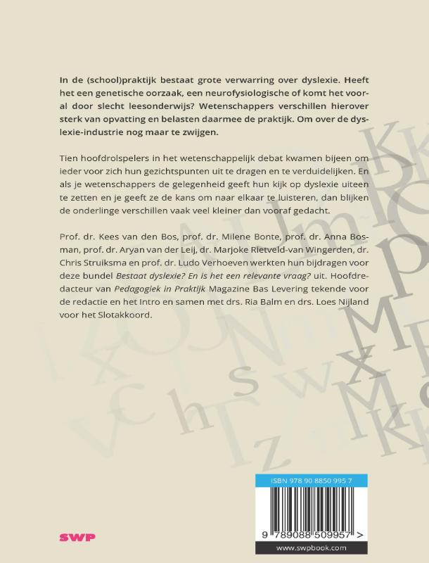 Achterkant van Bestaat dyslexie?