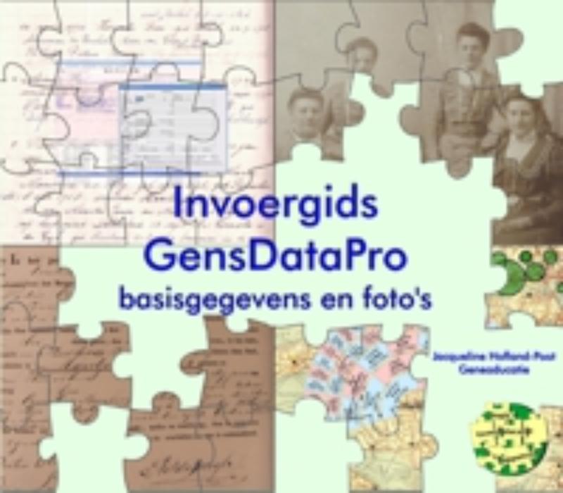 Achterkant van Invoergids GensDataPro